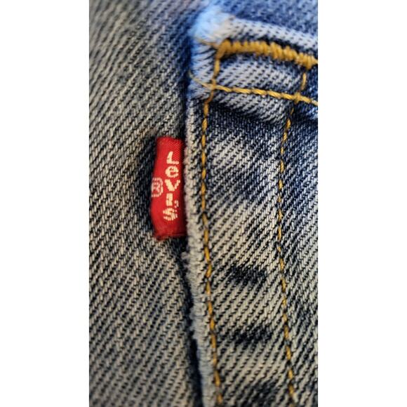 Levi's Jeans Men 34x31 Blue Denim 505 Regular Fit Straight Leg Medium Wash - Picture 13 of 16